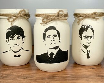 The Office Mason Jars