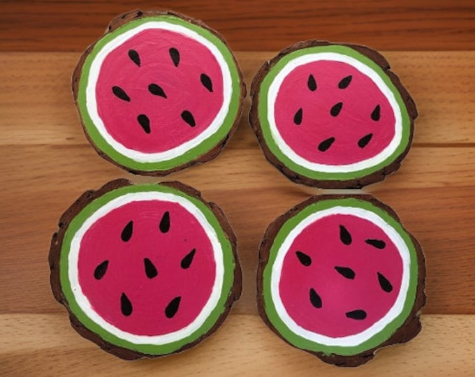 Watermelon Wooden Coasters