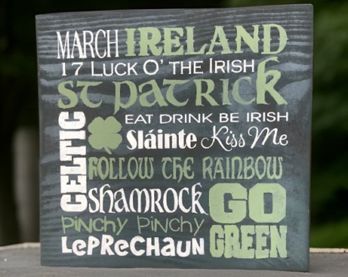St Patrick's Day Wall Sign