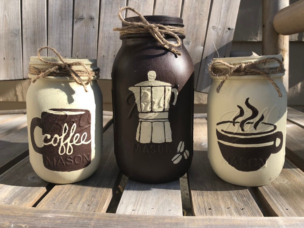 Coffee Mason Jars