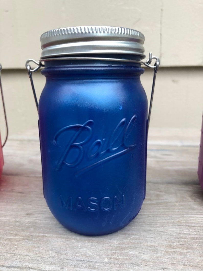 Mason Jar Solar Light Set Solar Light Mason Jars Mason Jar Lanterns Rustic Lighting