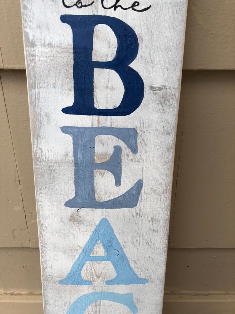 Rustic Beach Wall Sign
