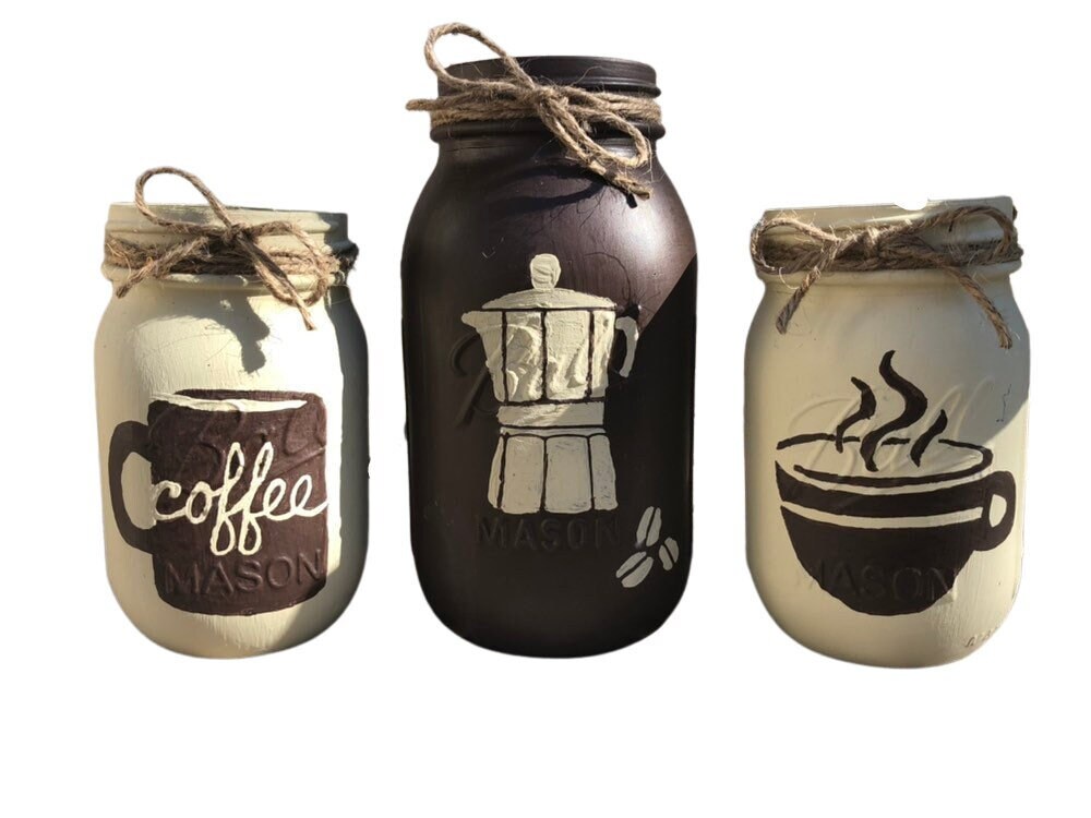 Coffee Mason Jars