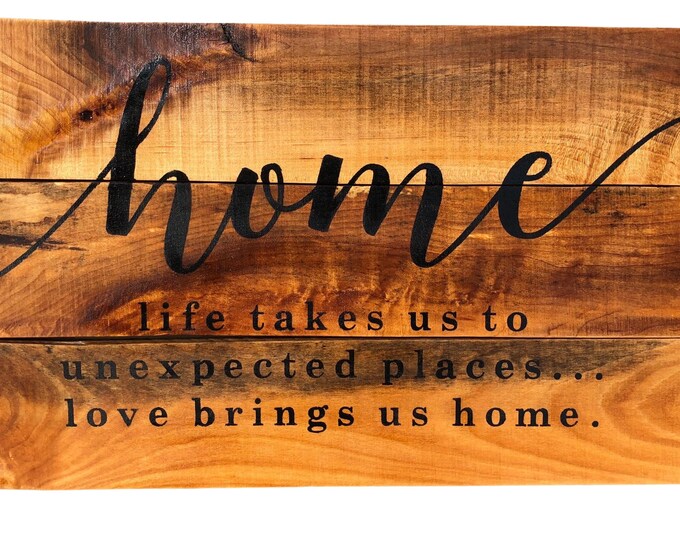Rustic Home Wall Sign