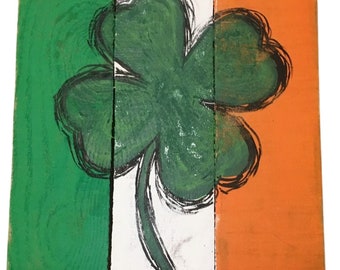 Irish Flag St. Patrick's Day Sign