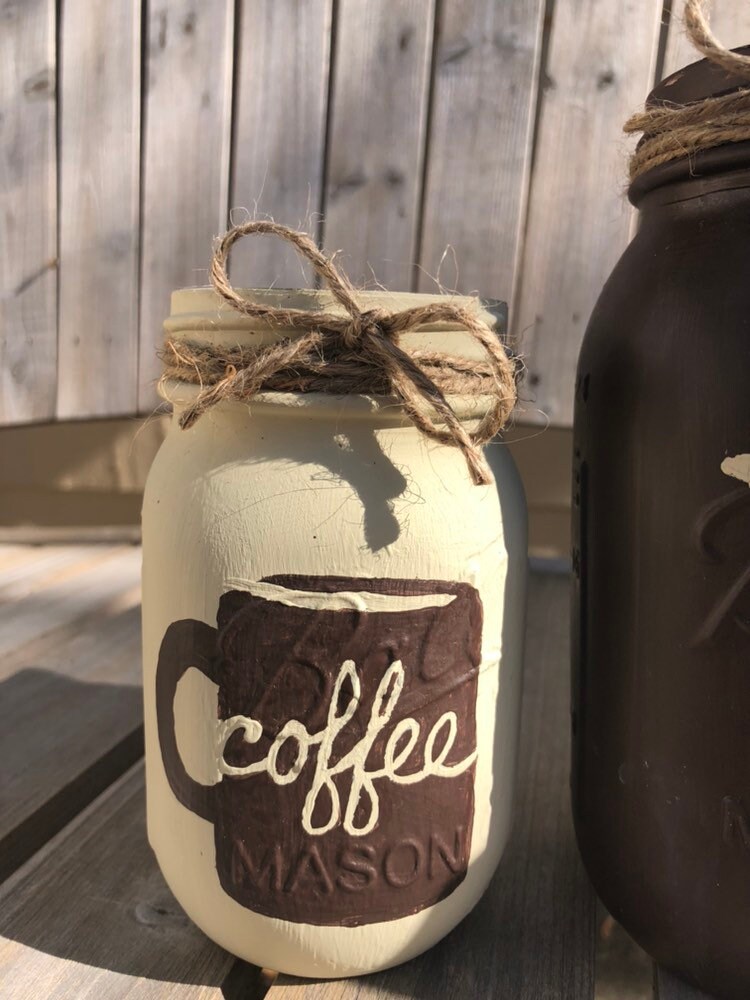 Coffee Mason Jars