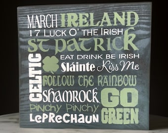 St Patrick's Day Wall Sign
