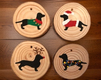 Dachshund Christmas Ornaments / Dachshund Christmas / Wiener Dog Christmas / Dog Lover Gift