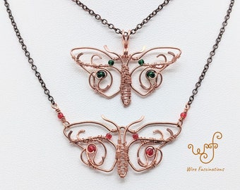 Wire Wrapped Butterfly Necklace Tutorial