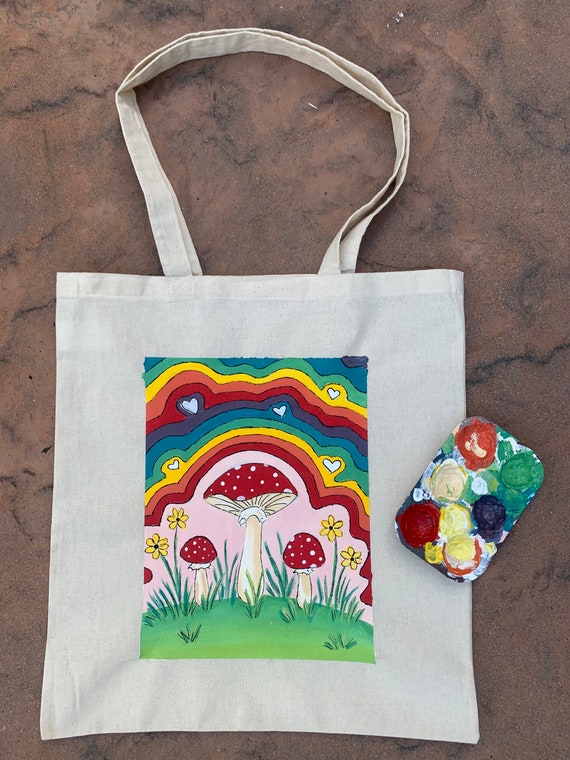 Custom Painted Tote Bag / Hand Painted Tote Bag / Custom Gifts / Handmade  Gifts