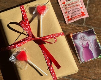 Valentine's Blind Date with a Romance Book Bundle, stickers & More