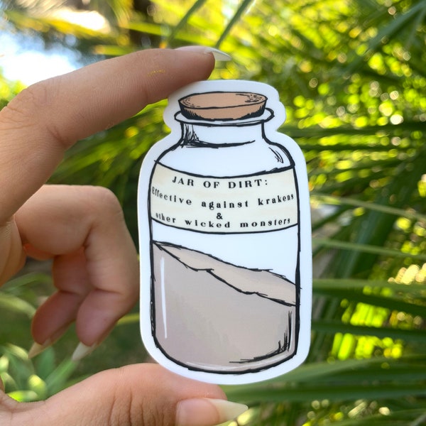 Jar of Dirt Johnny Depp Sticker