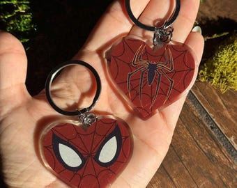 Spider Hero Acrylic Keychain