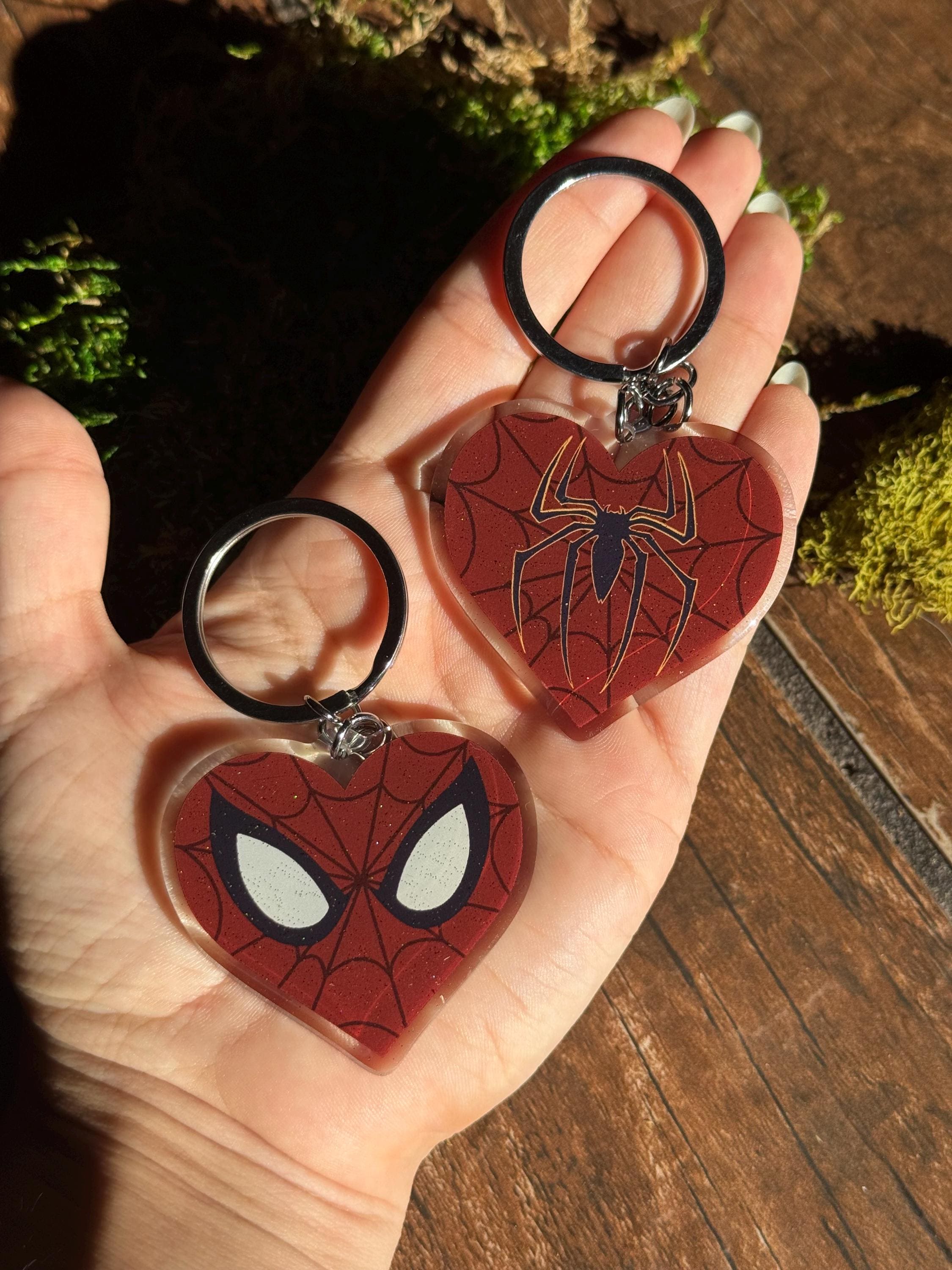 Spider man keychain - Etsy 日本