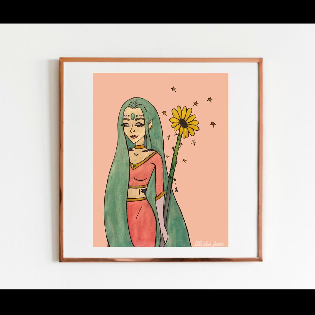 Daphne Digital Print / Printable Art / Original Character Art / Art ...