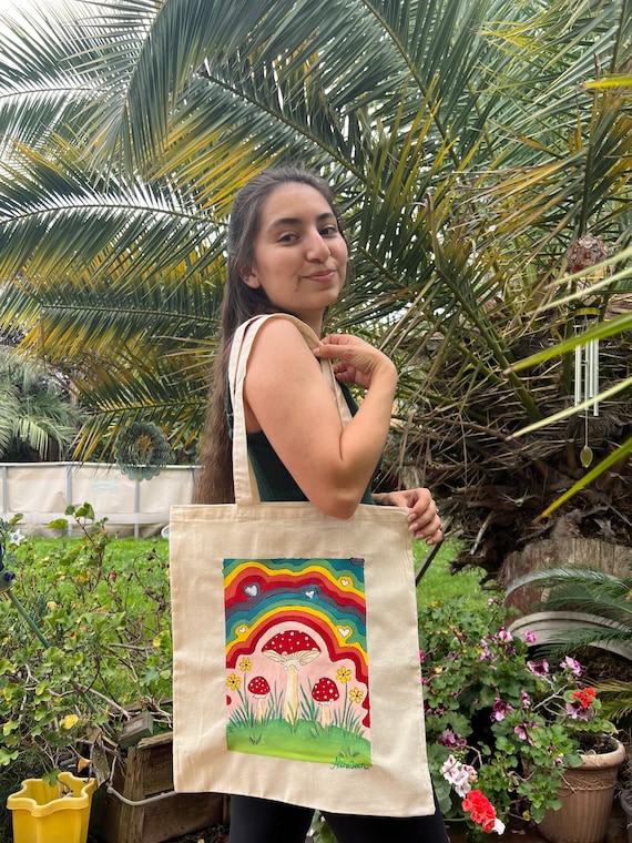 Hand Painted Designs Tote Bag
