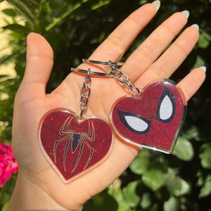 Spiderman Acrylic Keychain 