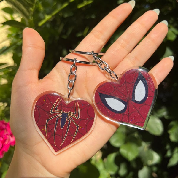 Spider Hero Acrylic Keychain