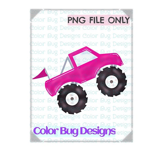 pink monster truck toy