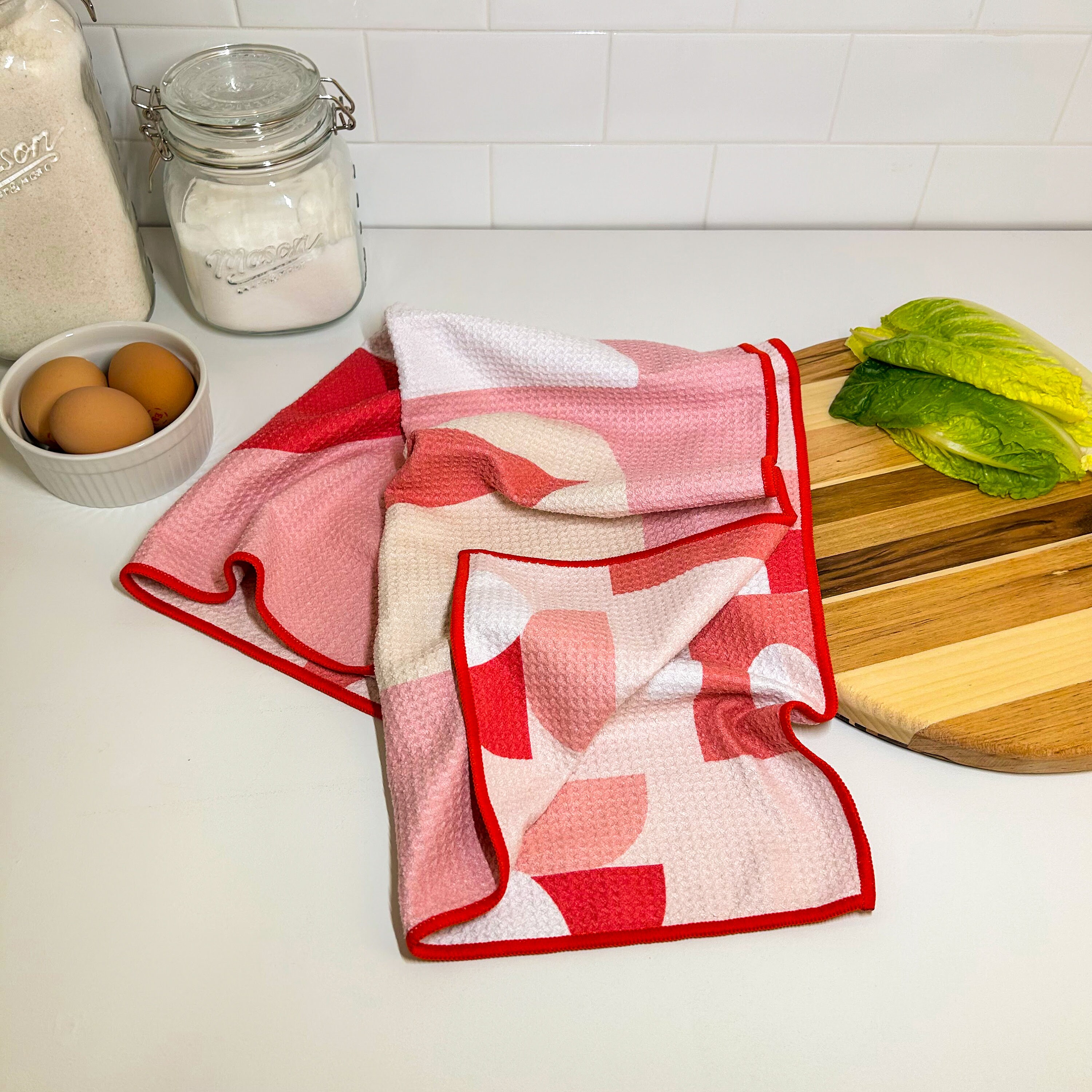 Dual Sided Tea Towels Microfiber Kitchen Towels Eco Hand Towels Etsy