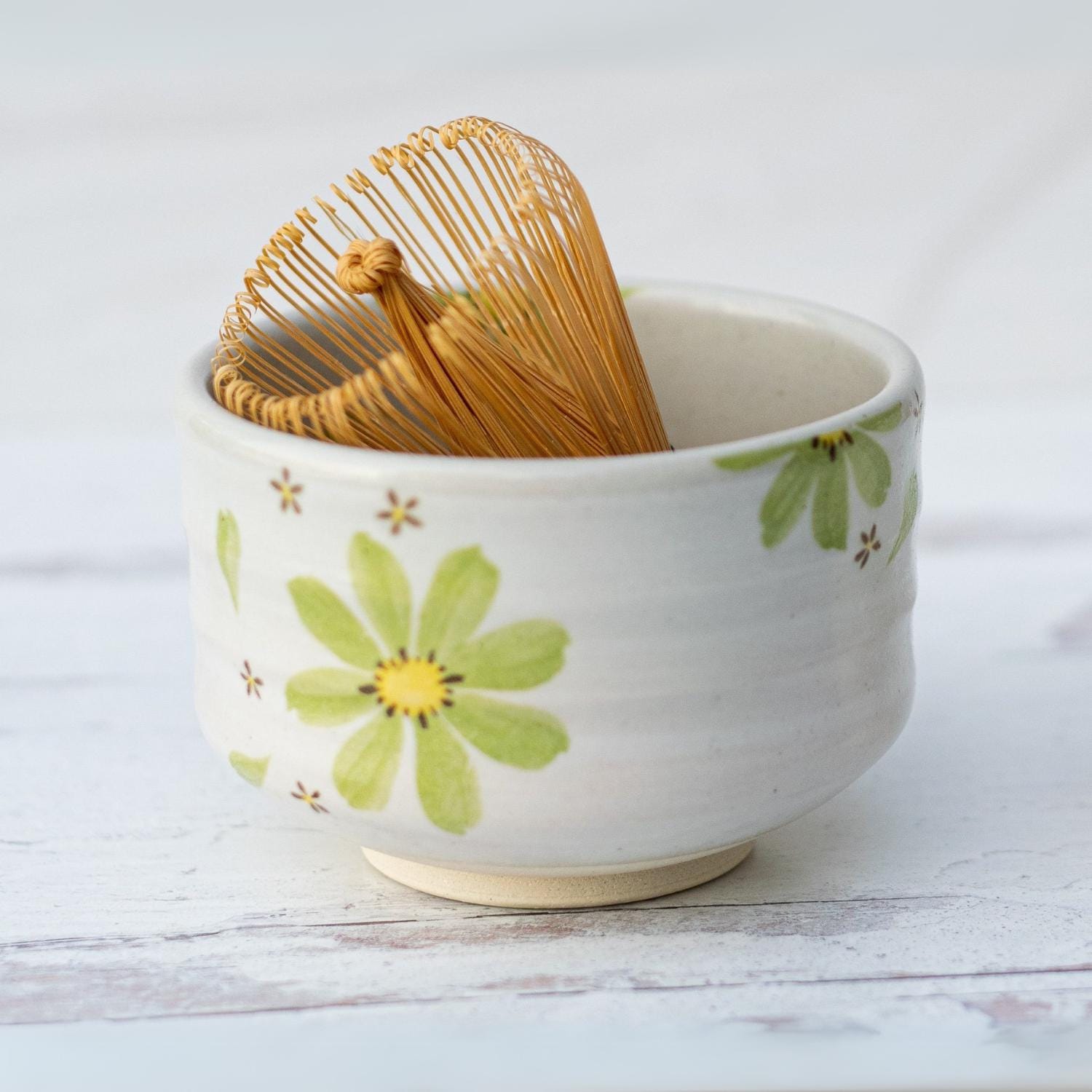 Ensemble De Bols à Matcha Avec Bec Verseur Et Support