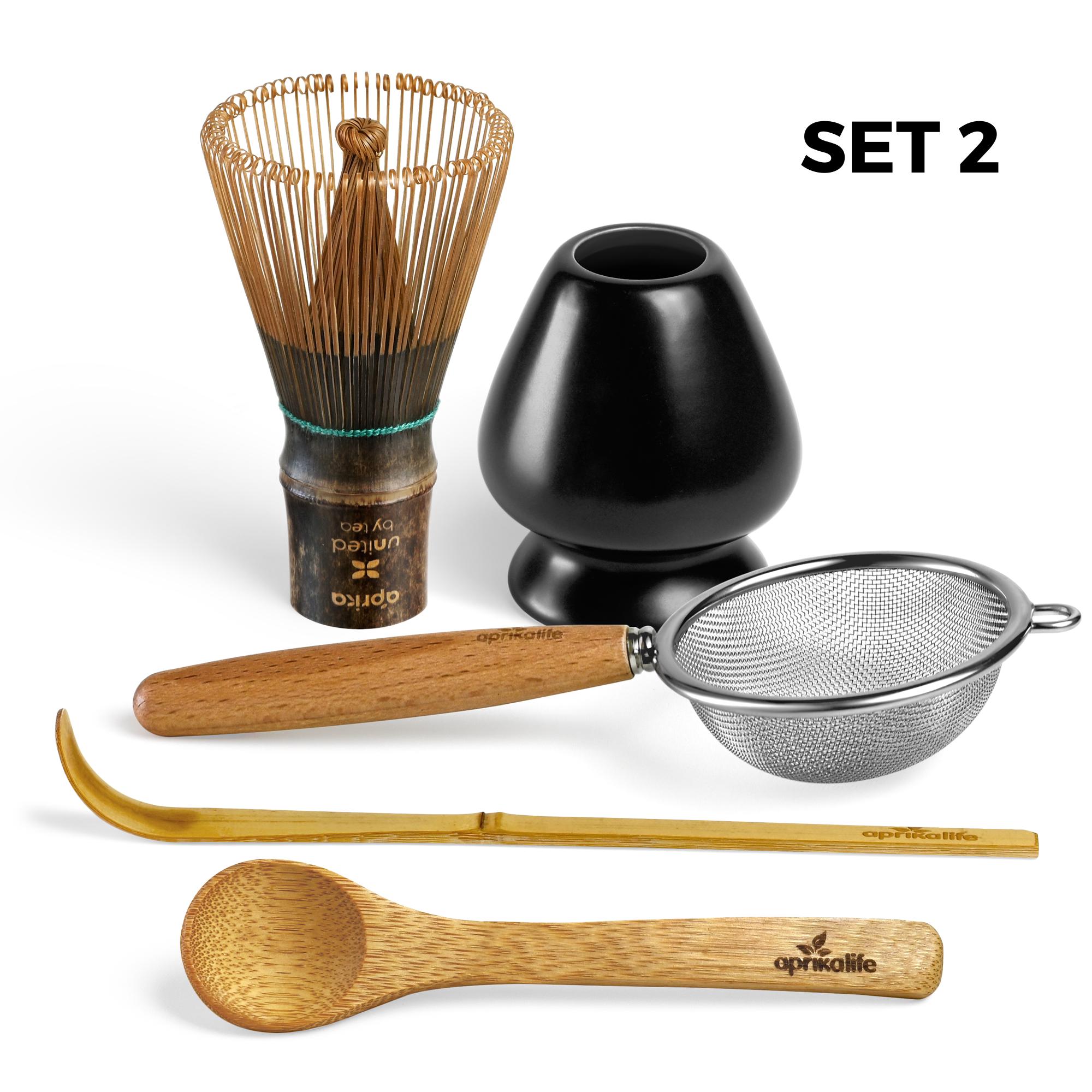 The Left Bridge Matcha Kit - Beginner Set With Whisk, Scoop, Bowl & Stand, Japanese Style