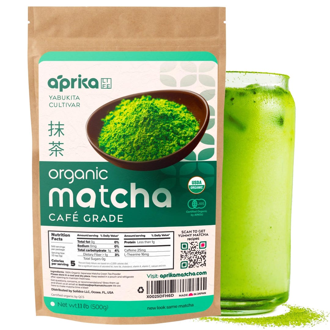 500g / 1.1 Lbs Japanese Matcha Green Tea Powder USDA & JAS Organic ...