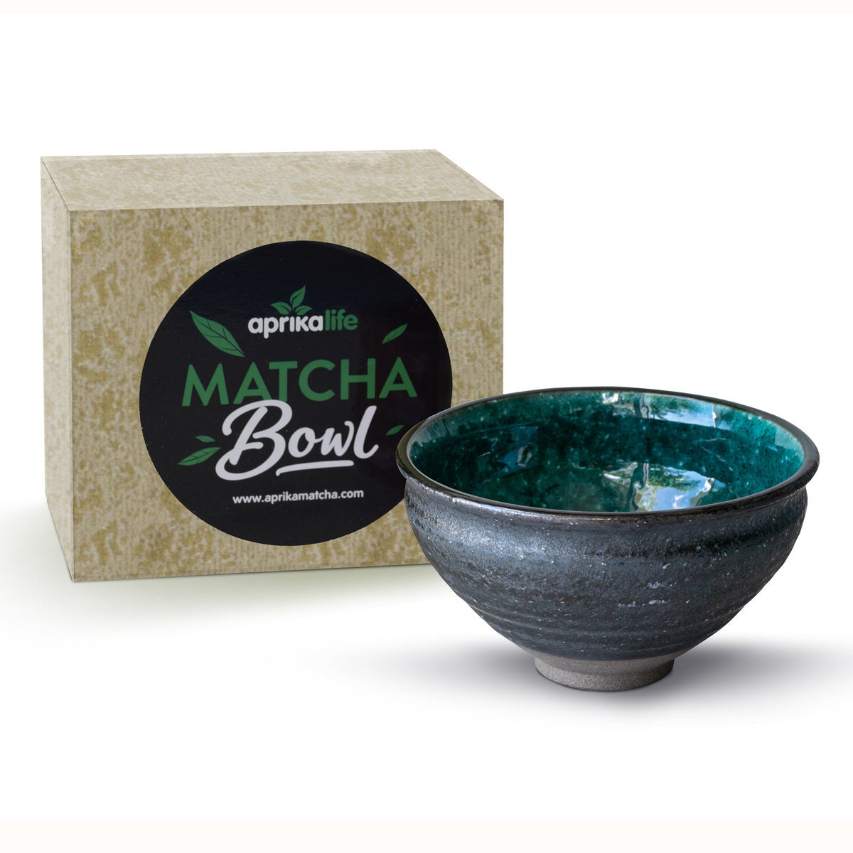 Zen Minded Japanese Traditional Matcha Tea Bowl Ceramic with Sapporo Glaze