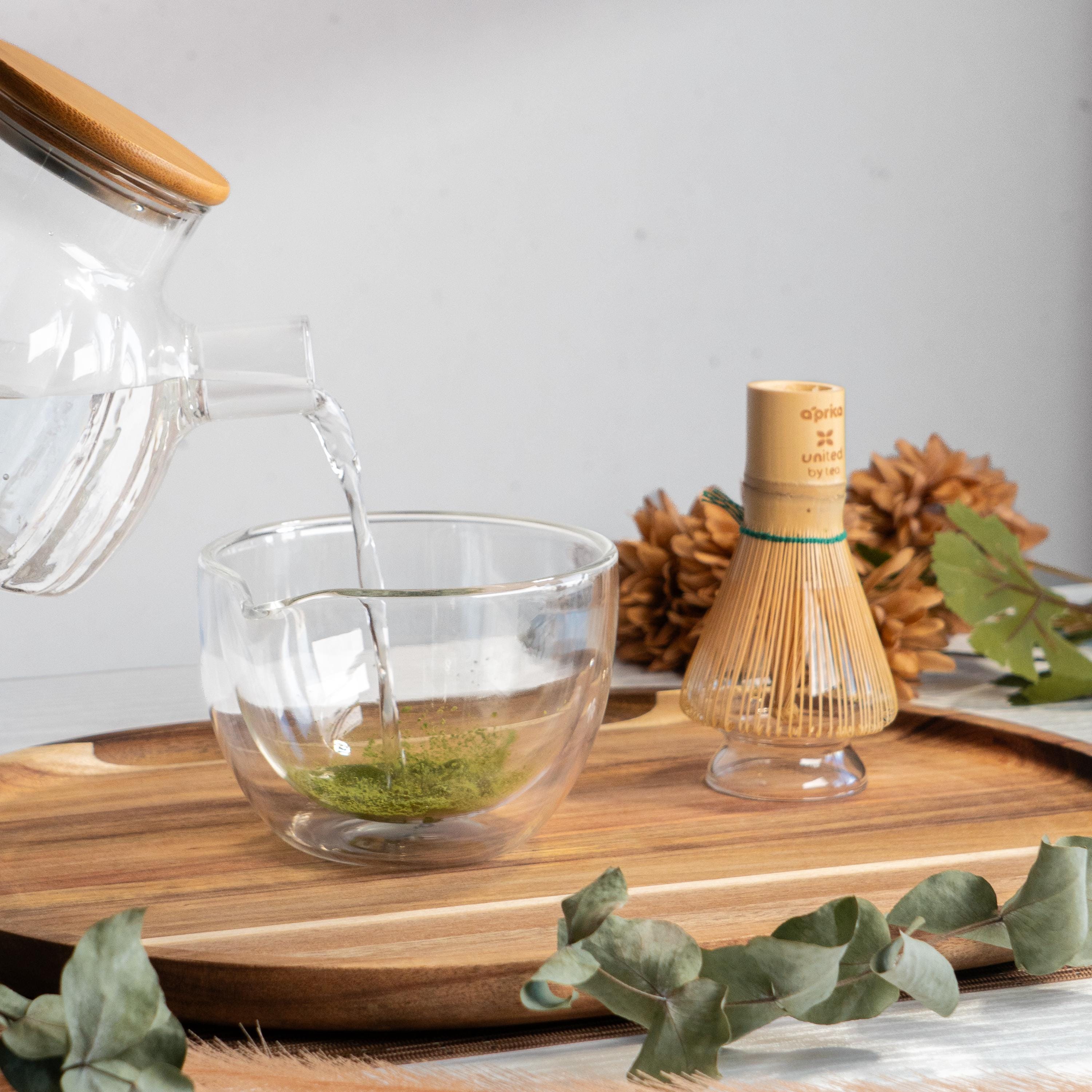 両面ガラス製抹茶碗（注ぎ口付き）：透明茶碗 - Etsy 日本