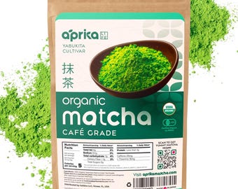 Té verde matcha japonés orgánico en polvo - Grado culinario (500 g / 1,1 libras)