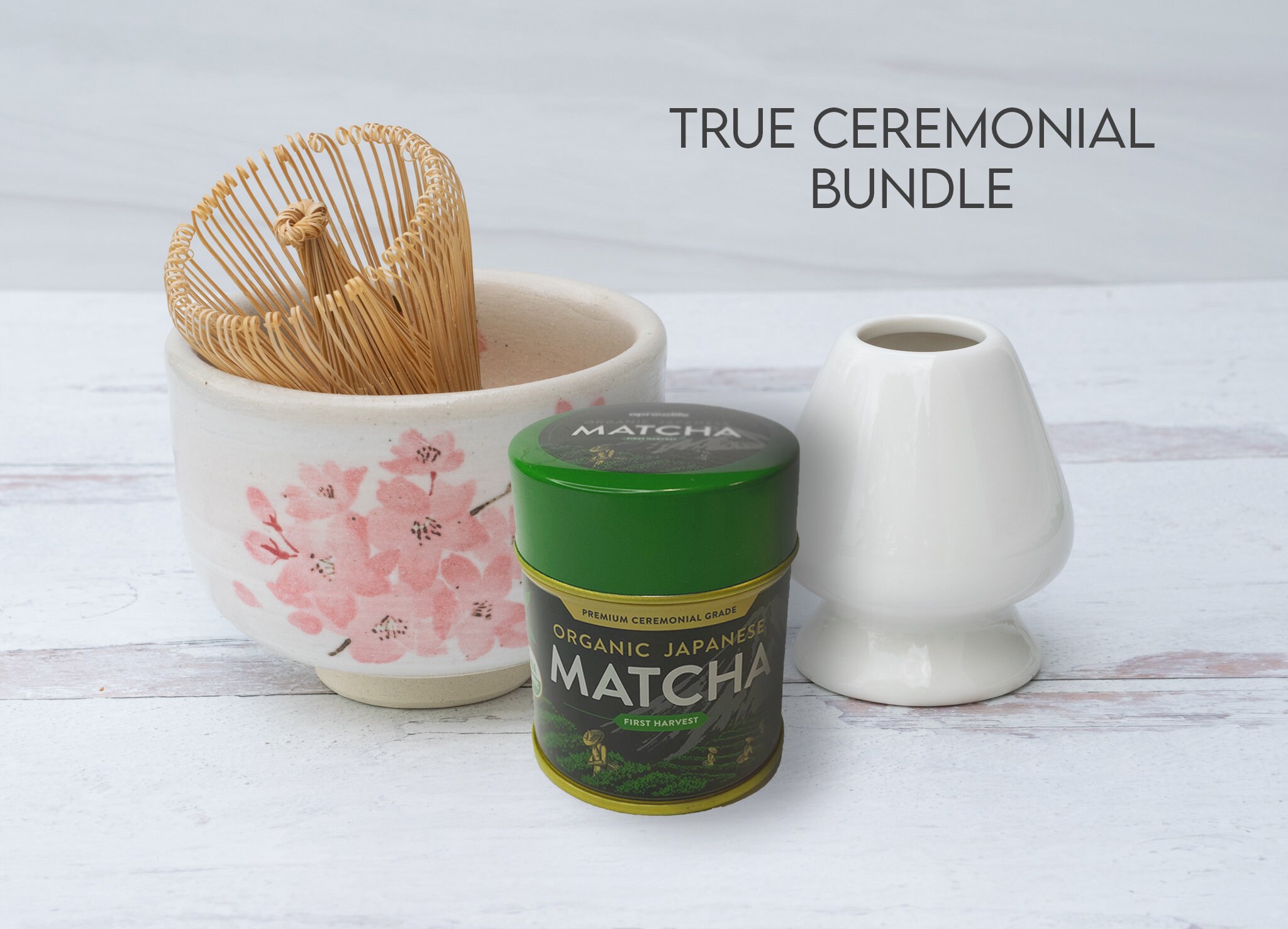 Set Da Tè Matcha Giapponese 9 Pezzi - Ciotola Con Beccuccio, Frusta Bambù, Paletta, Porta Strofinaccio - Kit Cerimonia Matcha Tradizionale
