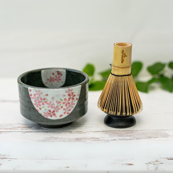 Kit Matcha Completo Con Tazza Ceramica, Frusta E Tè BIO Giapponese - Set Cerimonia Del Tè | Portogallo - Foto 5