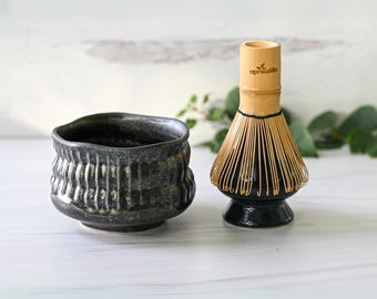 Handcrafted Matcha Bowl With Spout – Traditional Ceramic Chawan For Tea Lovers - View #2