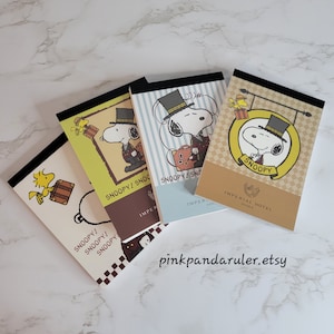 Notatka/ Notatka Peanuts Snoopy/ Portier/ Zrób to sam/ Planer/ Rękodzieło/ Dziennik/ Projekt/ Dekoracja/ Linijka PinkPanda