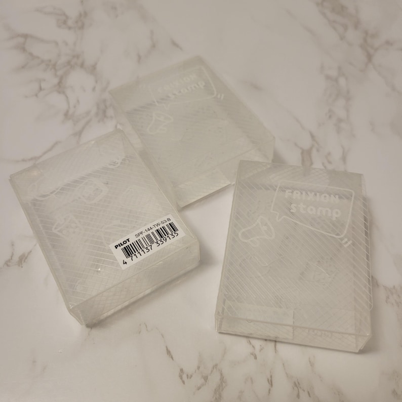 Frixion Erasable Planner Stamps: Tiny Schedule Icons Storage Box