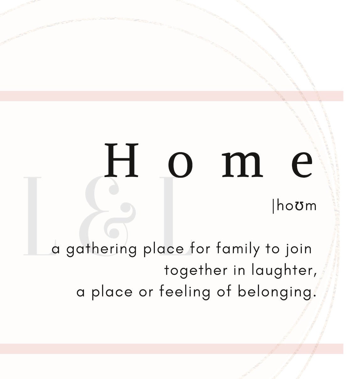 Home Definition Printable Wall Art Digital Download Home Etsy