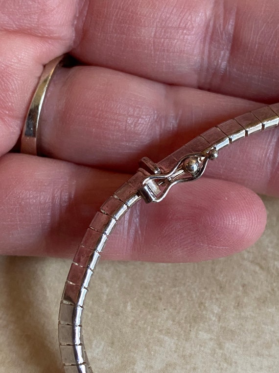 Vintage Sterling Silver Milor Link Bracelet | Sil… - image 3