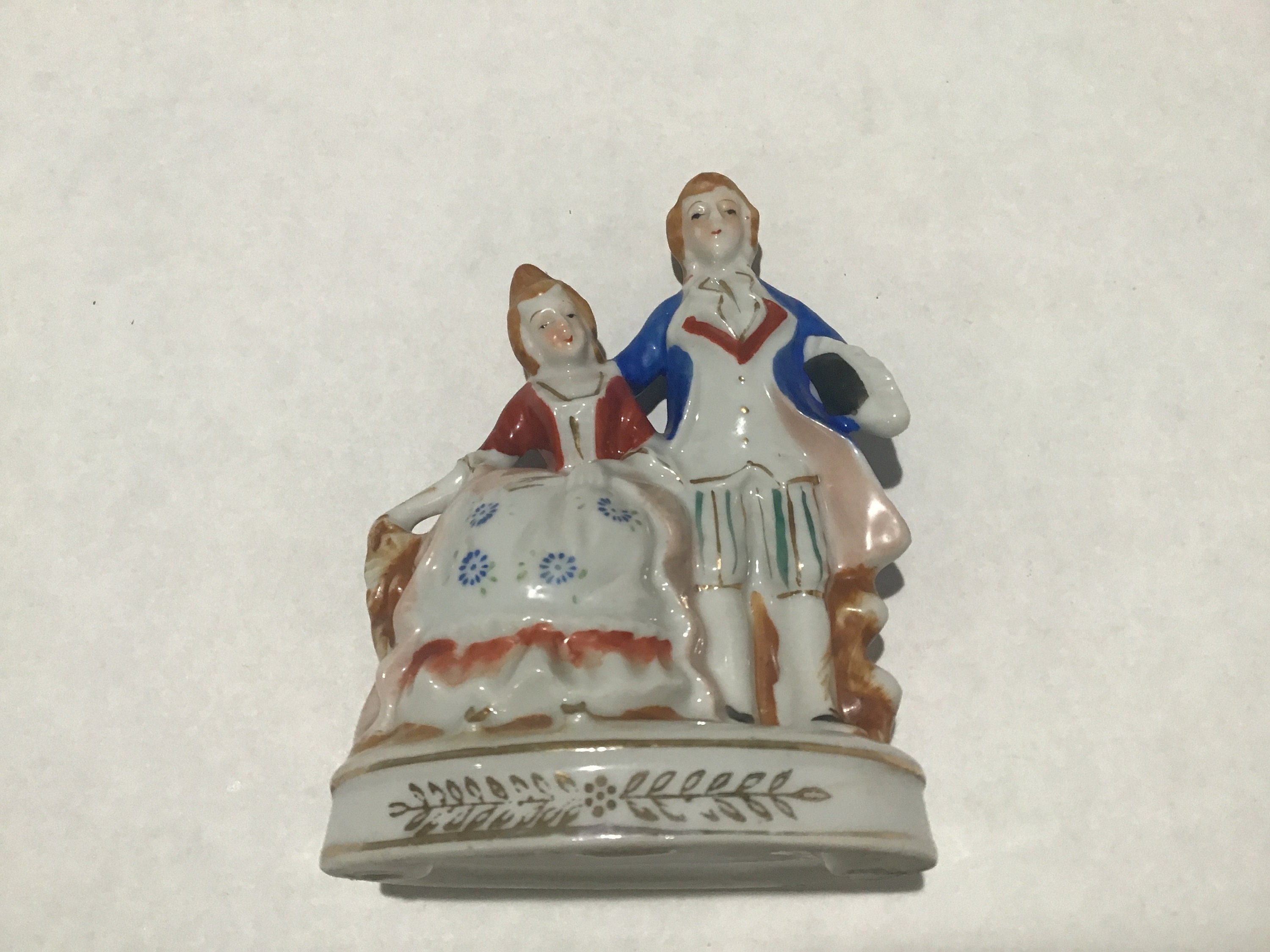 Made In Occupied Japan Porcelain Figurine Victorian Couple Etsy