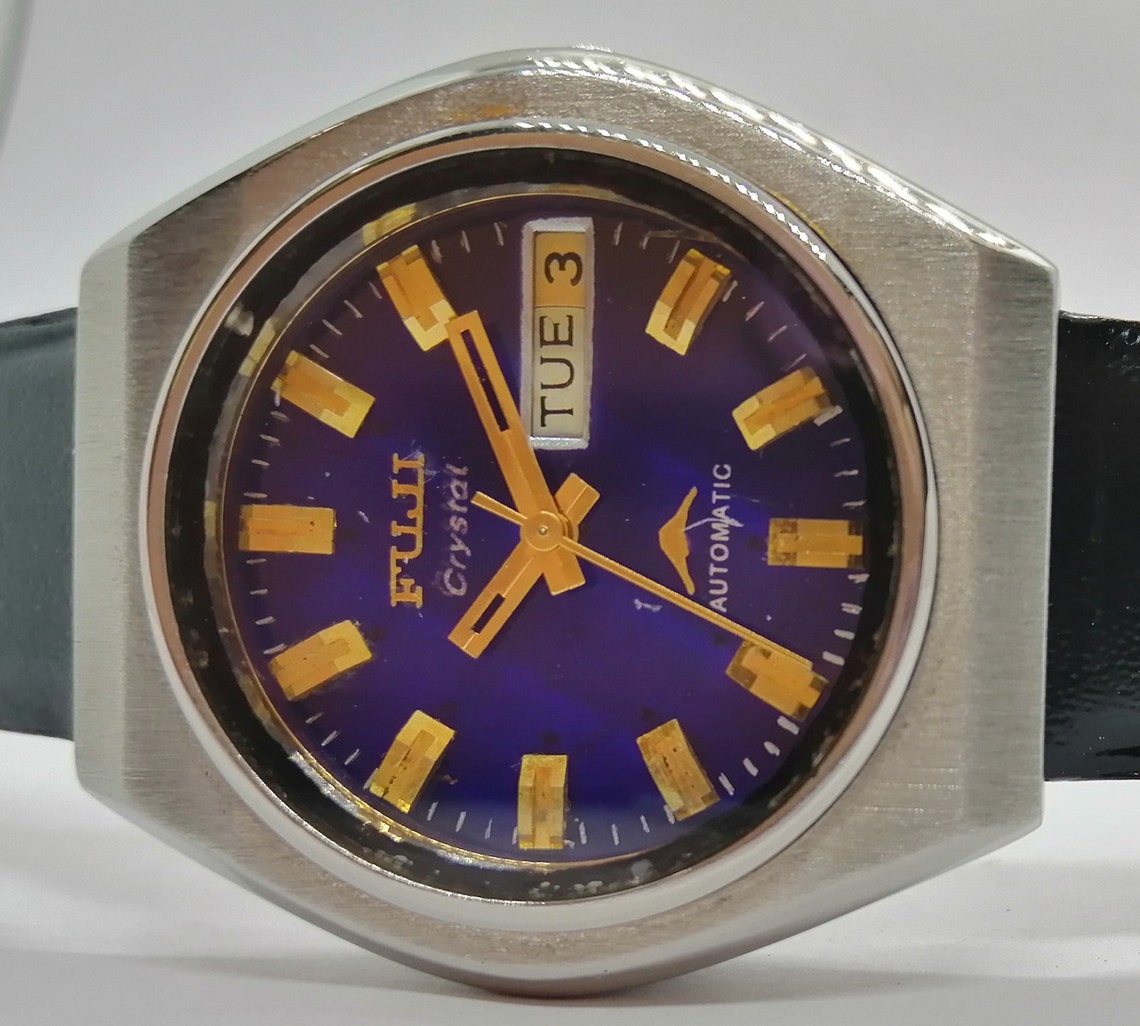 Original Fuji Crystal Automatic 25 Jewels Made In Japan Etsy