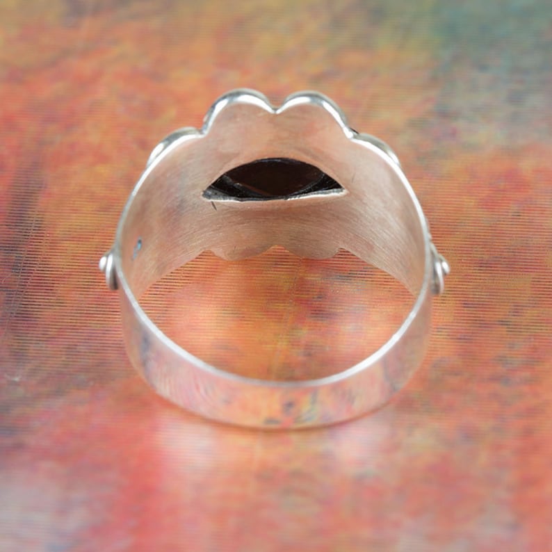 Black Onyx Dashing Ring 925 Sterling Silver Ring-December Birthstone,Promise Ring,Natural Black Onyx Ring-Handmade Silver Ring