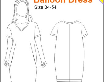 Dress Patterns Balloons - Etsy