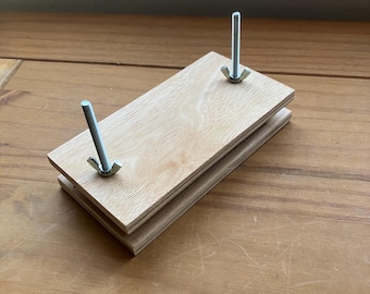 再生木材で作ったミニフラワープレスキット