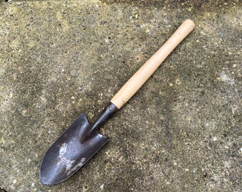 Lovely old garden trowel with long handle