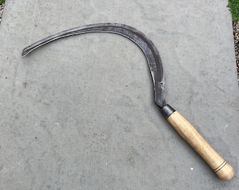 Restored old Nash brand garden sickle English made