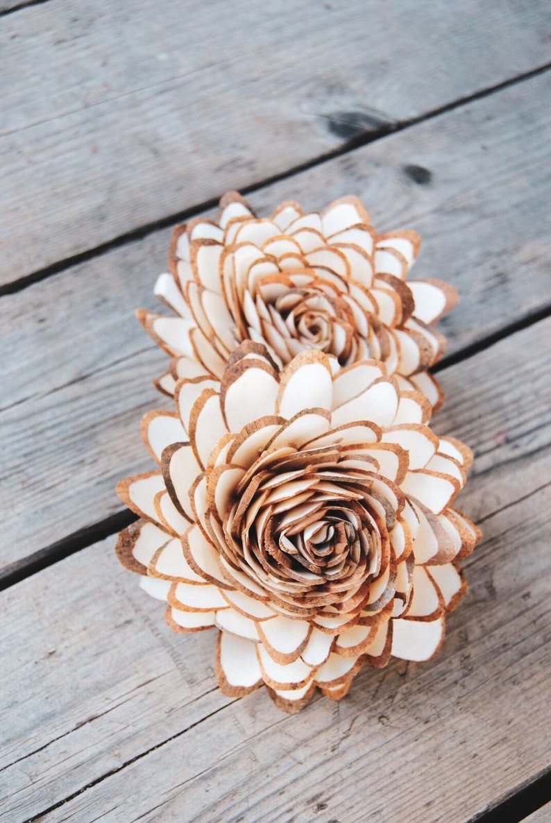 Almond Sola Wood Flower