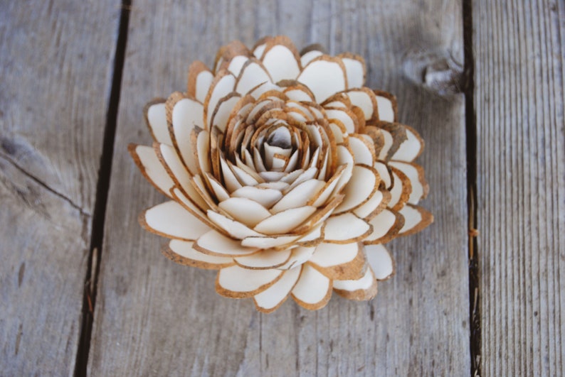 Almond Sola Wood Flower