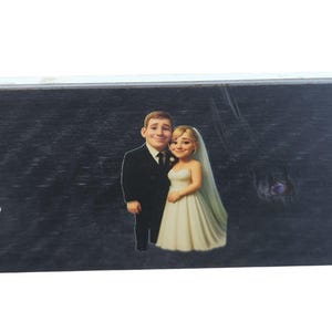 Wedding shot ski, Birthday or Function Ski Shot with full-color Personalization and 4 Stainless Shot glasses- World-Wide Shipping to Europe