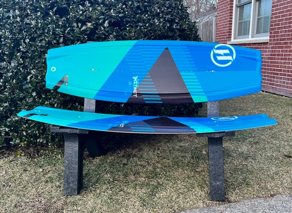 Pasen Vervoer inkomen Surf Bench Wake Board Bench made with Recycled Plastic Legs - Etsy België