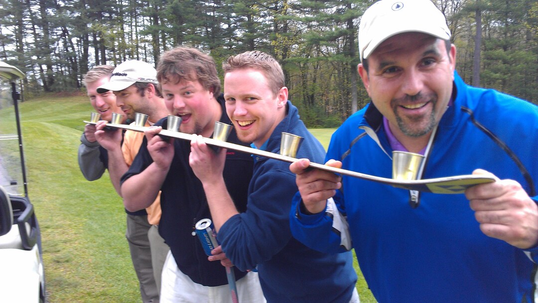 Shot Ski W/ Removable Shots Made With Real Snow Ski With 4