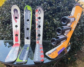 2024 Snow Ski Wine Rack   Customize your Recycled Snow Ski Wine Rack   Customize-Choose your type of Snow Ski